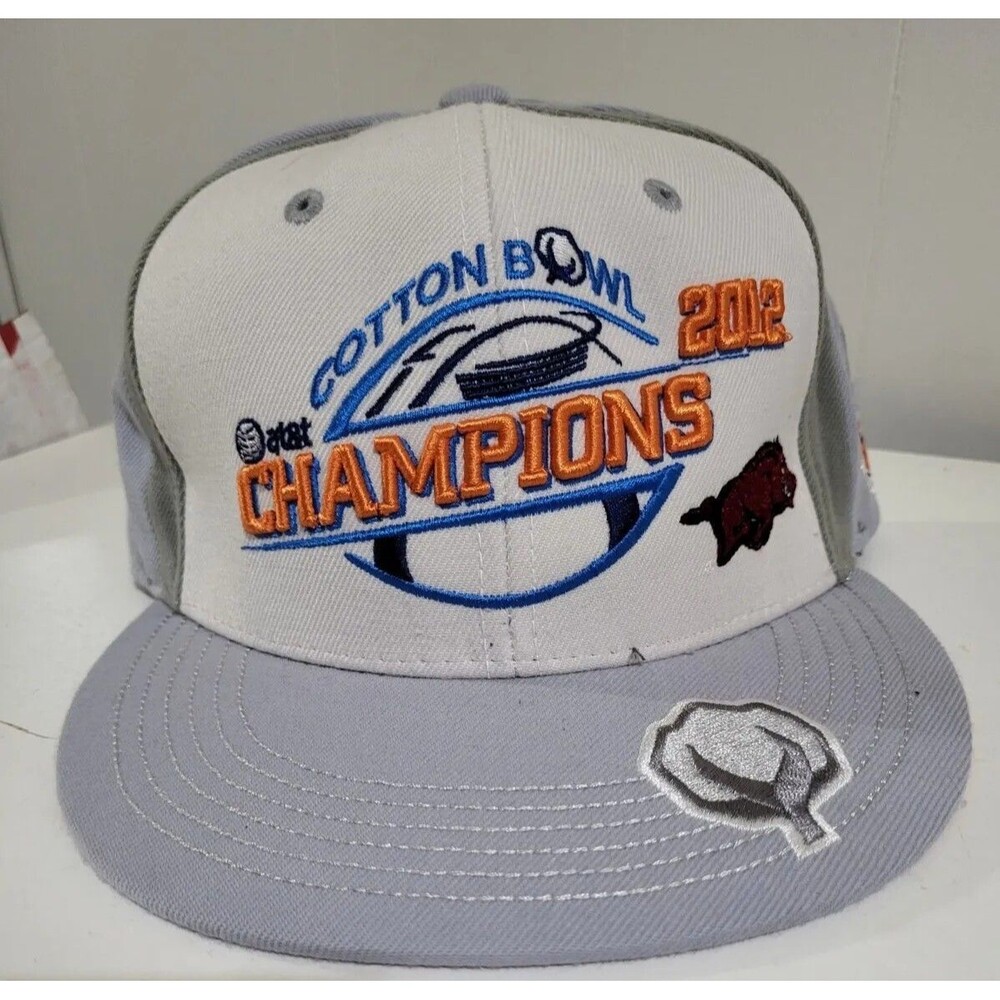 Arkansas Razorbacks 2012 Cotton Bowl Snapback Cap Worn By Players After Win